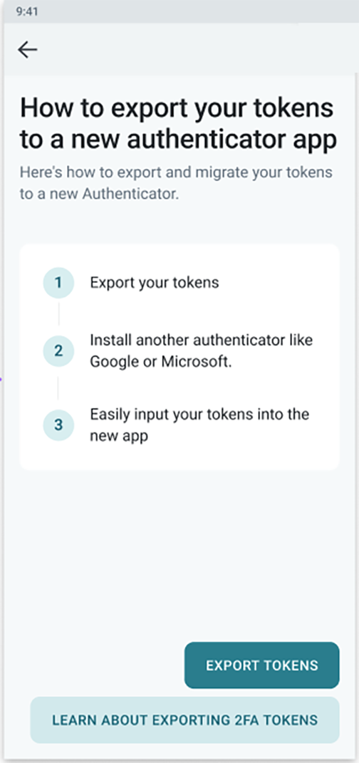 Export your 2FA tokens from Dashlane Authenticator to another ...