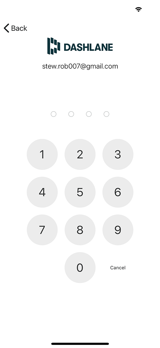 Unlock the iOS app with biometrics or a PIN code – Dashlane